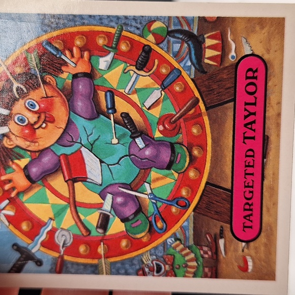 Garbage Pail Kids Targeted Taylor Collectible Card - Picture 4 of 5